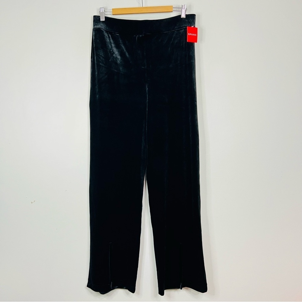 NWT Spanx Velvet Split Hem Wide Leg Pant size xlarge - Picture 3 of 8